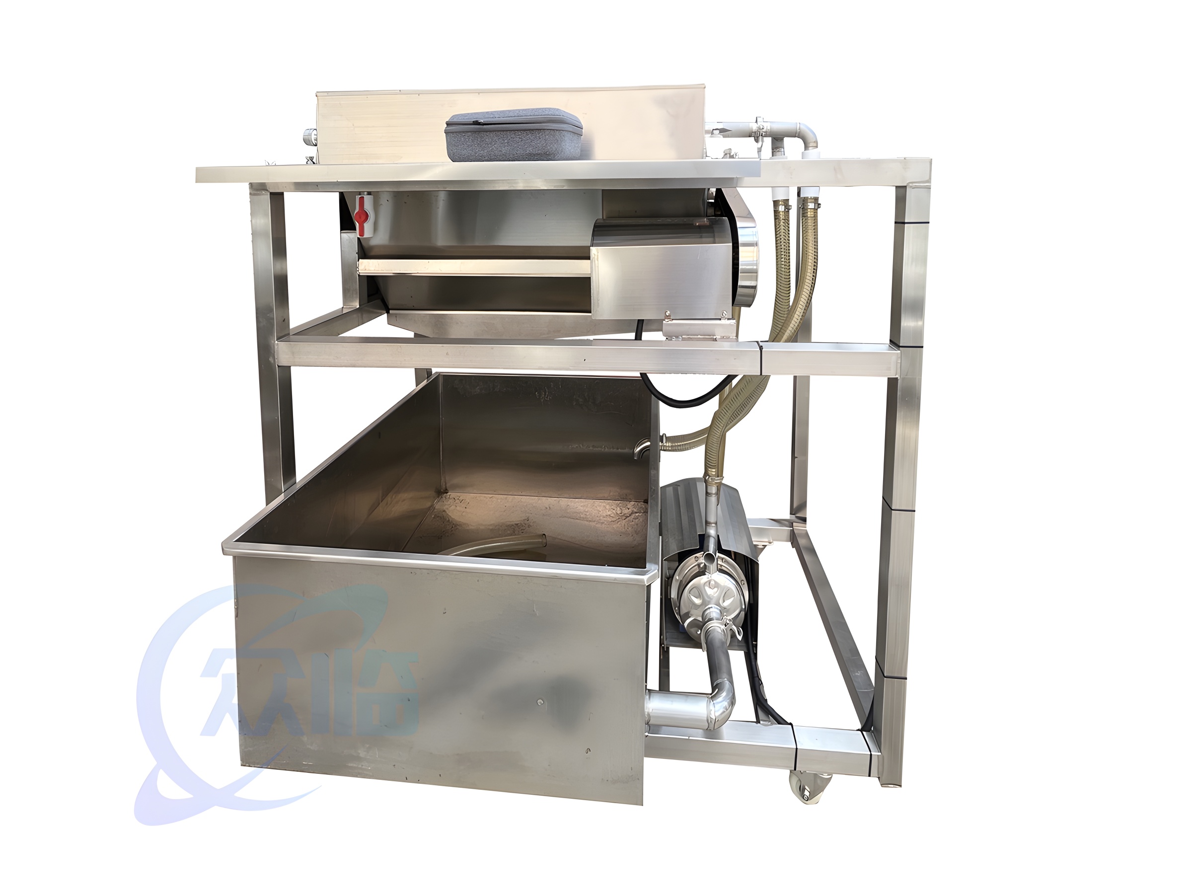Stainless Steel 304 Shrimp Cleaning Machine 380v 50Hz Shrimp Waste Separator