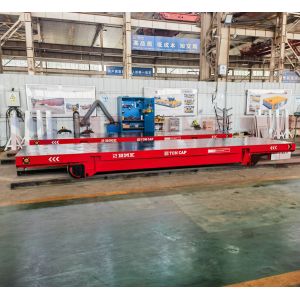 Carrinho de transferência elétrico sem trilha de 10 toneladas para manuseio de materiais