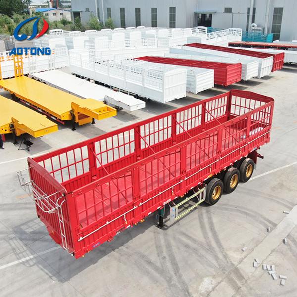 Fence Semi Trailer with Mechanical or Air Suspension 12R22.5 Tyres