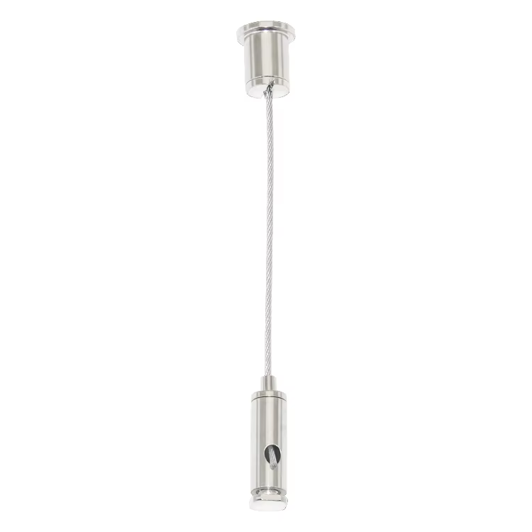 Cable Gripper Adjustable Iron Hanging Kit for Linear Lamp Easy Installation Wire Rope