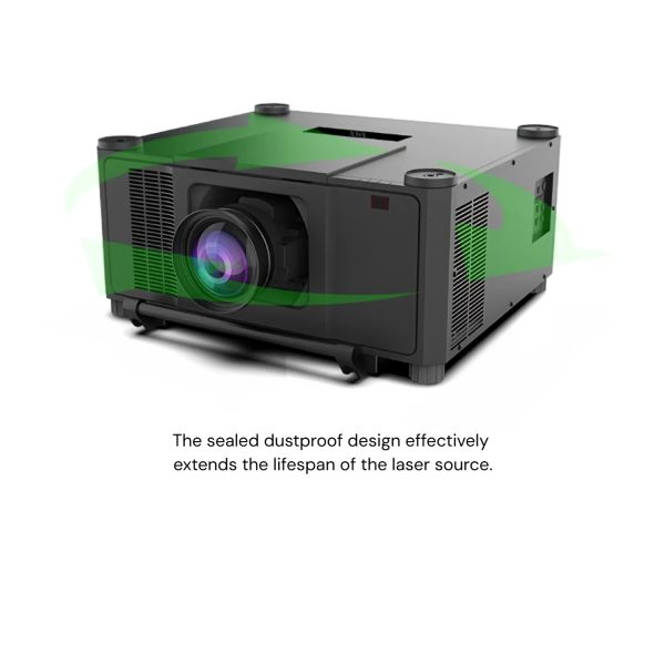 Dual Color Laser 25000 ANSI Lumens 3LCD Engineering Projector for Building Facade Mapping Light Show Outdoor Projection