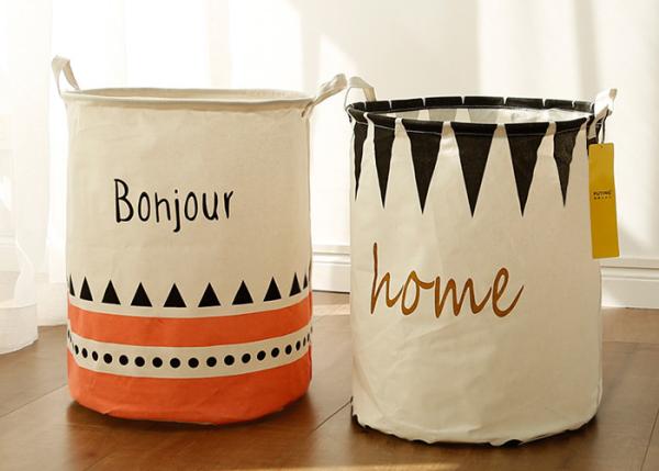 Foldable waterproof washing laundry clothes basket baby toy storage bag large box customizable colors banjour triangle