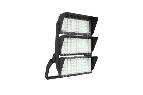 black Multifunctional AC277V 750W LED Sport Court Lights Public