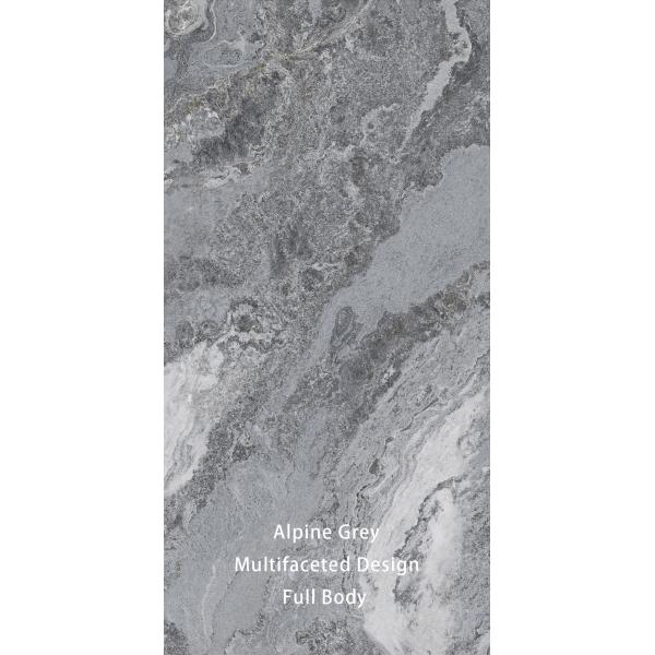 Luxurious Grey Marble Porcelain Tiles 900x1800mm Matt