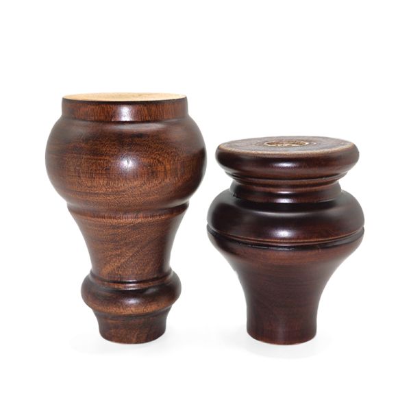 Gourd-shaped Solid Wood Table Legs Antique Furniture Sofa Cabinet Bed Guest Room Living Room Hardware Accessories