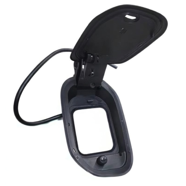 For Xiaopeng MONA M03 Charging Port Assembly, Left Rear Charging Port Seat, Charging Port Flip, Fuel tank Cover Plate