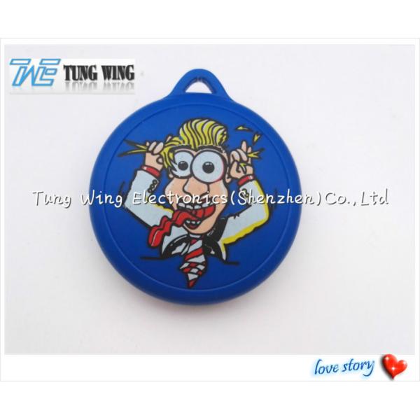 Персонализированный вокруг музыкального Keychain для дня рождения, подарок рождества