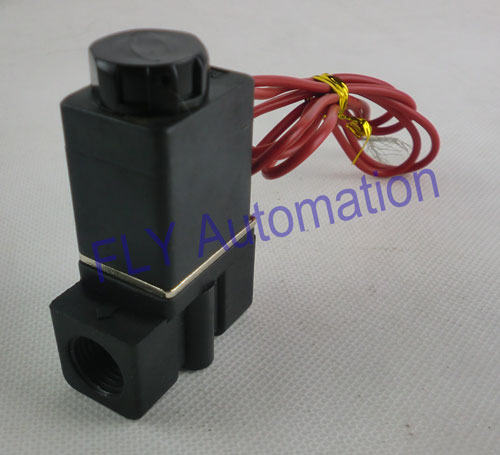 Клапаны соленоида DC 24V 2P025-06 2P-025-08 пластичные миниатюрные пневматические