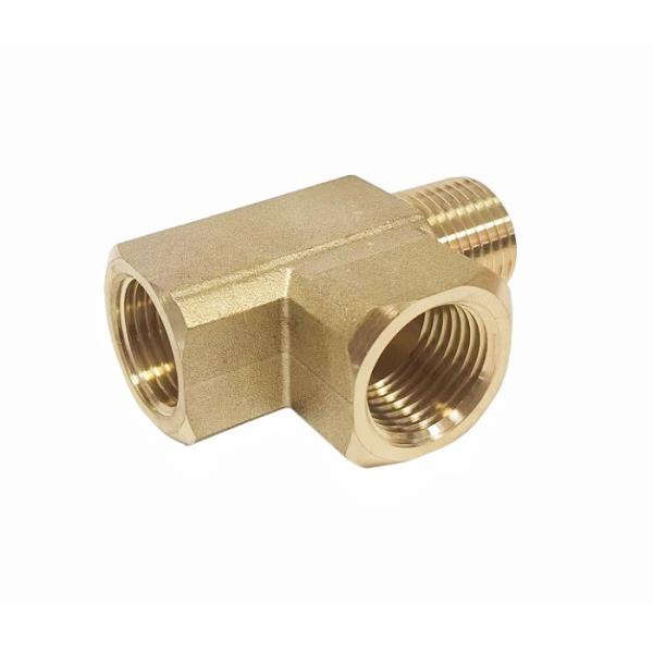 CNC Brass 90 Degree Elbow 1/2 NPT Male 1/2