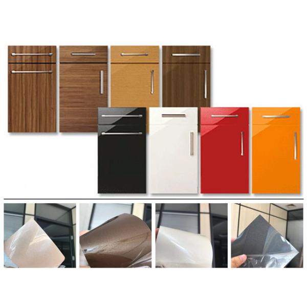 Pvc Decorative Foil For Cabinets Door Skin Solid Color 300m Roll