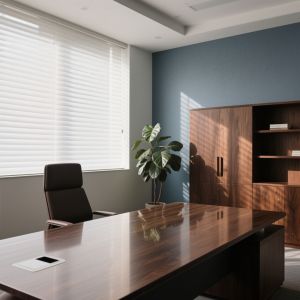 Mobilier de bureau OEM Cadre en bois massif Chaise de bureau à domicile