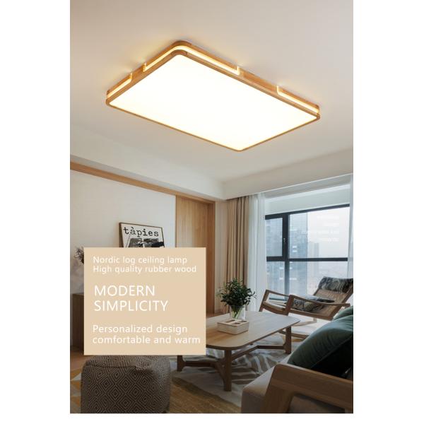 Wood Led Ceiling Lights For Living Room Bedroom Kitchen Ceiling Lamp(WH-WA-59)