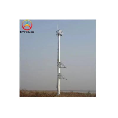 Self supporting 5g Wifi Singal Antenna Telecom Mast Pole