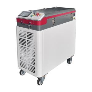 Air / Water Cooled Pulse Laser Cleaner Machine For Resin Paint Oil Stain Rust