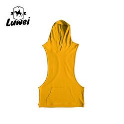 Homens Hollow Treinamento Tank Top Fitness Camisa de baixo sem mangas