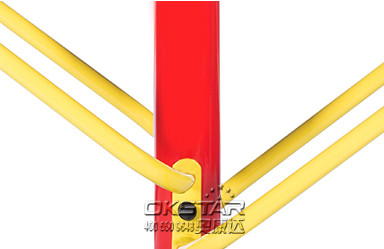 Outdoor sports equipment double parallel bars in the playground