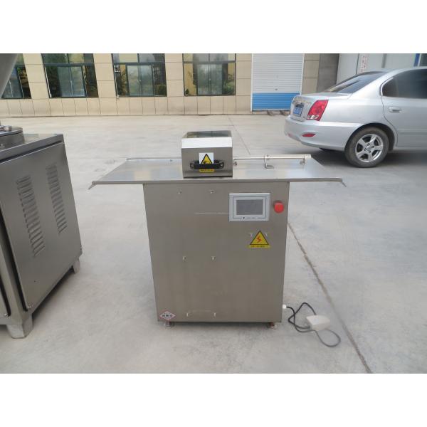 Сдвоенные линии машины бандажной проволоки сосиски PLC связывают машину вязки сосиски