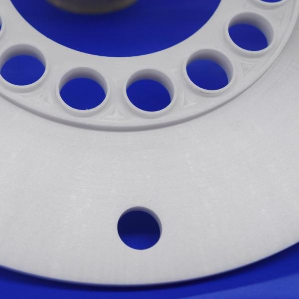 CNC Machining Zirconia Ceramic Gas Seal with Holes for Petroleum Equipment