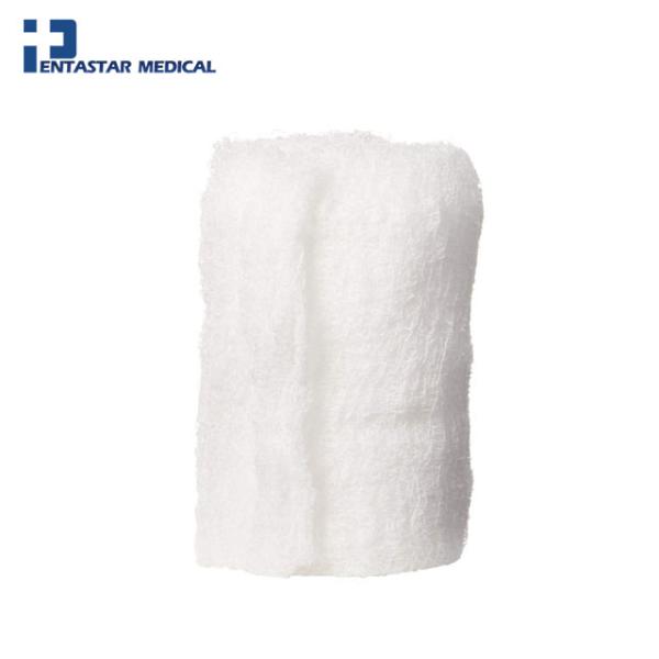 100% Gauze Medical Bandage Fluff Wrap Rolls Sterile Single Use Fluff Gauze Rolls