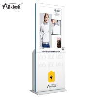 ABS de carregamento do banco do poder do quiosque 5000mah do LCD da bateria de LiPo com 24 entalhes
