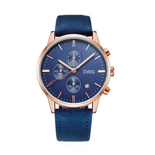 Japan Quartz Movement Men's Business Casual Watches Water Resist 3 ATM