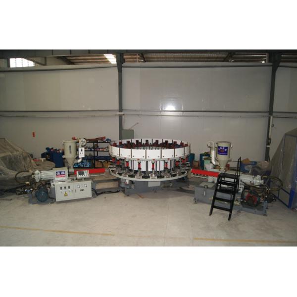 Escoja/los zapatos del PVC de los lenguados del color del doble que hacen la máquina para los zapatos del invierno de Outsoles de la zapatilla de deporte