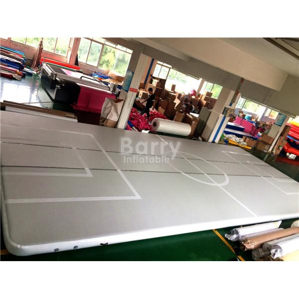 Крытая циновка гимнастики следа воздуха тренировки, серый след воздуха Сквре Прикс