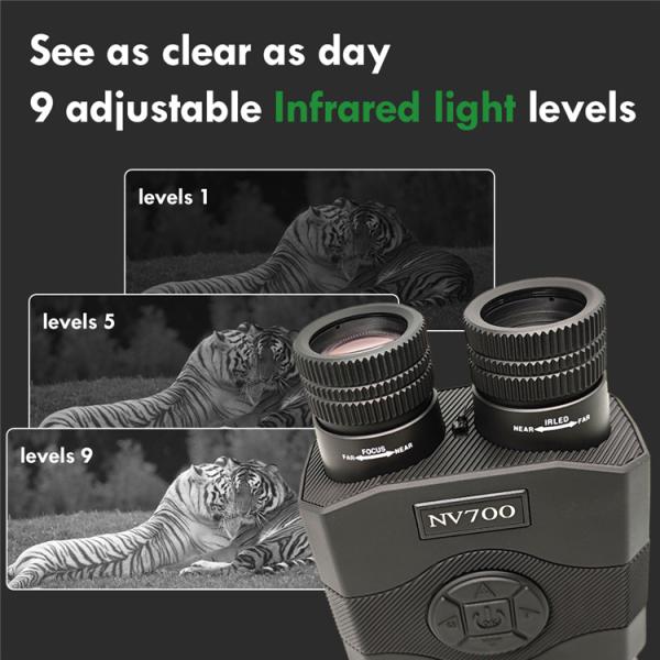 Infrared Military Telescope 5x35 , Military Night Vision Binoculars For Hunting