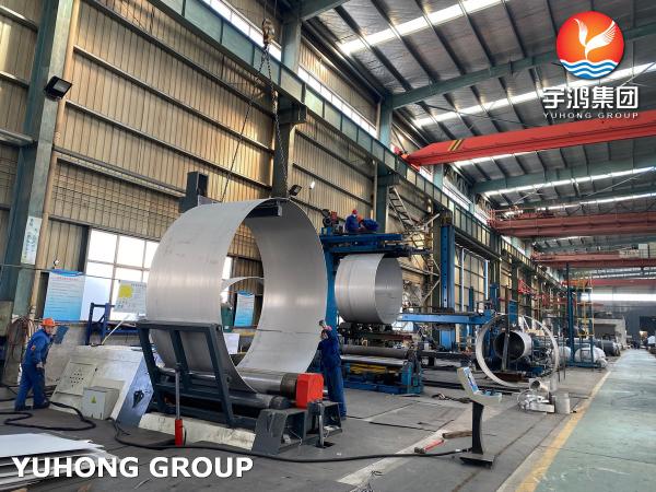 ASTM EN Heat Exchanger Parts Tube sheet Botton Head Shell