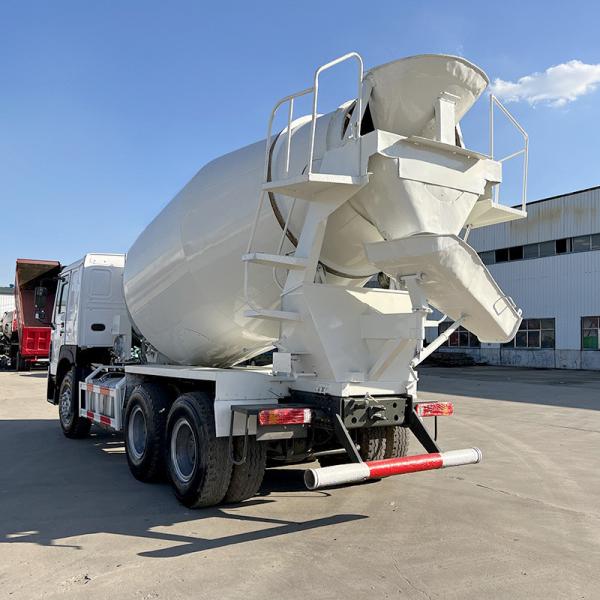 Caminhão de mistura de concreto usado de 371 cv com combustível diesel Tipo 2019 Caminhão de mistura de concreto em segunda mão