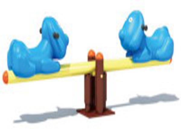 Commercial Grade Backyard Seesaw Playground Equipment / Outdoor Playground Seesaw