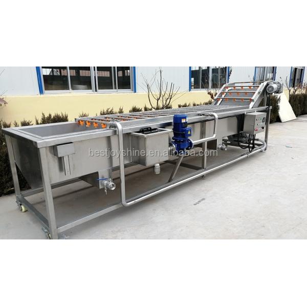 Tomato Washing Machine With Water Filtration System 304 Stainelss Steel Material