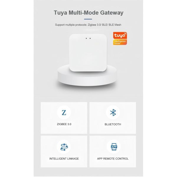 Tuya BLE Mesh Gateway Zigbee Hub Devices Multimode OEM