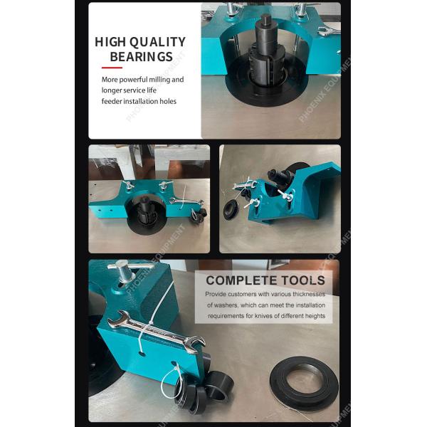 Vertical Push Table Woodworking Milling Machine with Max. Working Thickness of 120mm