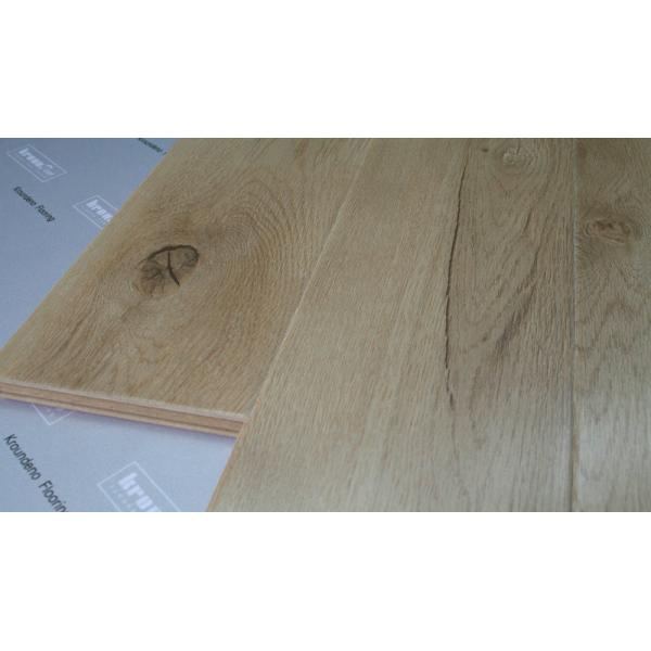 Suelo brillante de la lamina AC4 del roble simple, piso de la lamina de la prenda impermeable de HDF