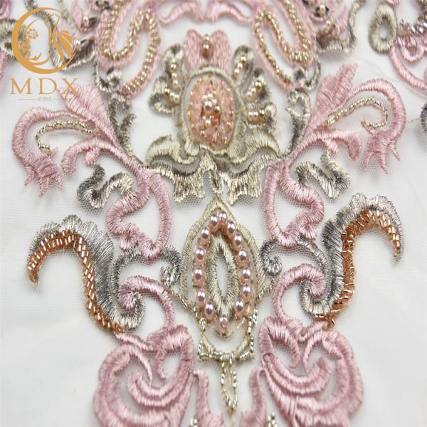 Bridal отбортованные 3D шнуруют ткань шнурка вышивки ткани устойчивую