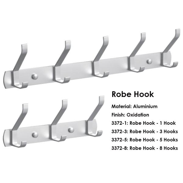 Aluminum Alloy Stainless Steel Clothes Hanger Hooks Wall Mounted OEM ODM