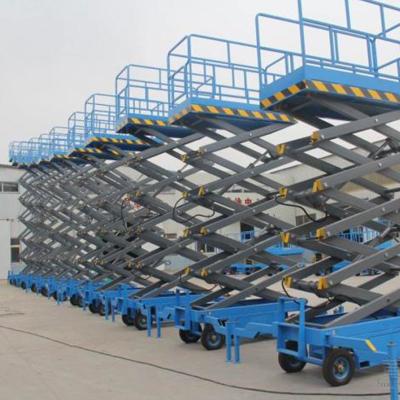 Working Platform Mobile Construction Scissor Lift For Material Handling