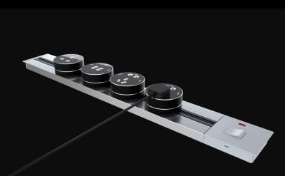 FGGP Popular Desktop Track Sockets/ Universal Kitchen Track Socket/ Power Socket Rail Outlet