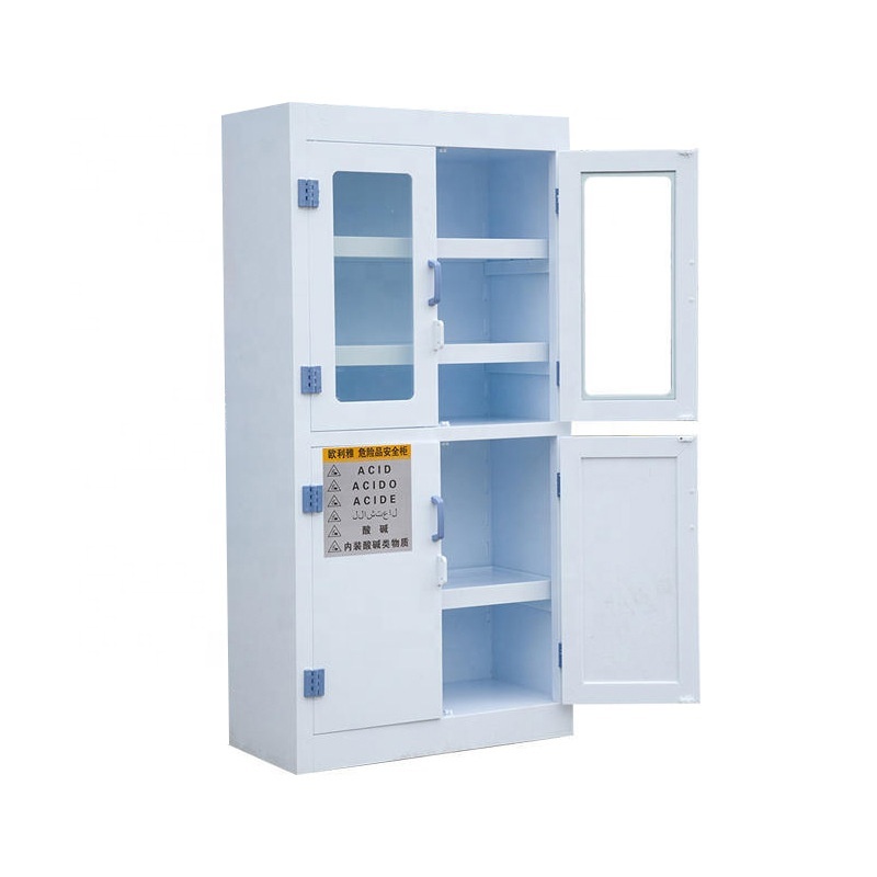 Modern Laboratory Storage Cabinet 2 Door Storage Drawers Cabinet Moisquite Resistant For Hospital