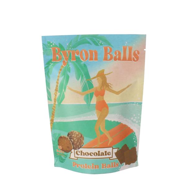 Custom Printed Matte Food Grade Waterproof Stand Up Pouch Instant Meal Packaging Bag With Zip Lock