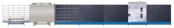 Double Glazing Insulated Glass Machine , CNC Glass Making Machine 2~50mm Thickness
