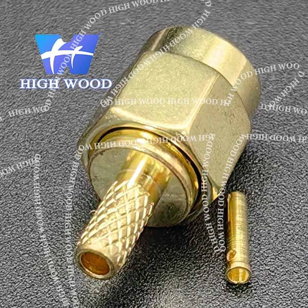 SMA Series RF Coaxial Connector,SMA-J-1.5 Reverse Plug