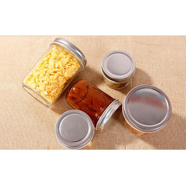 Customer Design Glass Jam Jar Vacuum For Honey Screw Lid Round Shaped