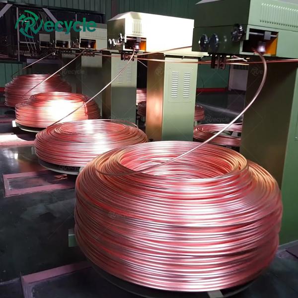 Raw Material Scrap Copper/Cathode Copper Copper Rod Upward Continuous Casting Machine