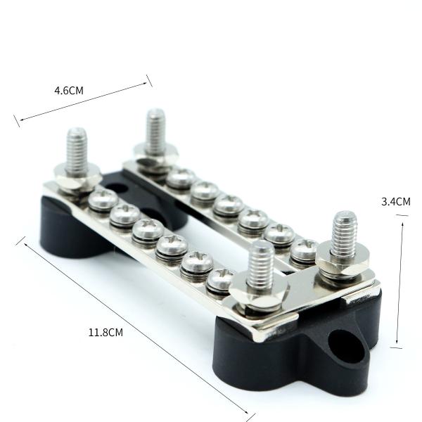 Ligne grand courant d'échange de Marine Bus Bar 16Bit de bateaux de rv de la rangée 48V 100A