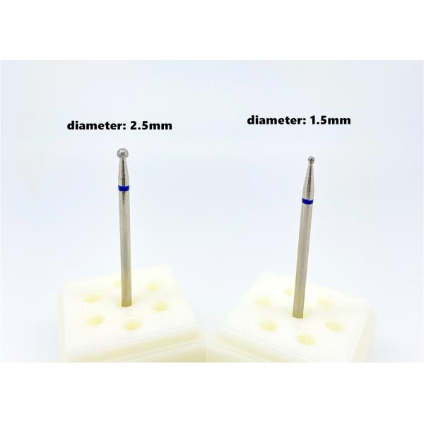 Natural Electroplated Diamond Grinding Wheels Plaster Stone Bur Dental 1.5mm Dia