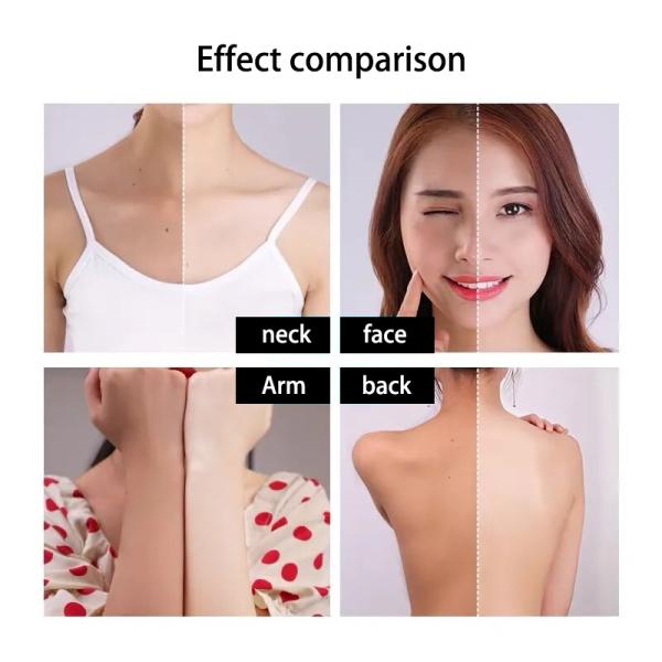 Custom Private Label Organic White Body Lotion Remove Spots Body Moisturizing Milk Whitening For Black Skin