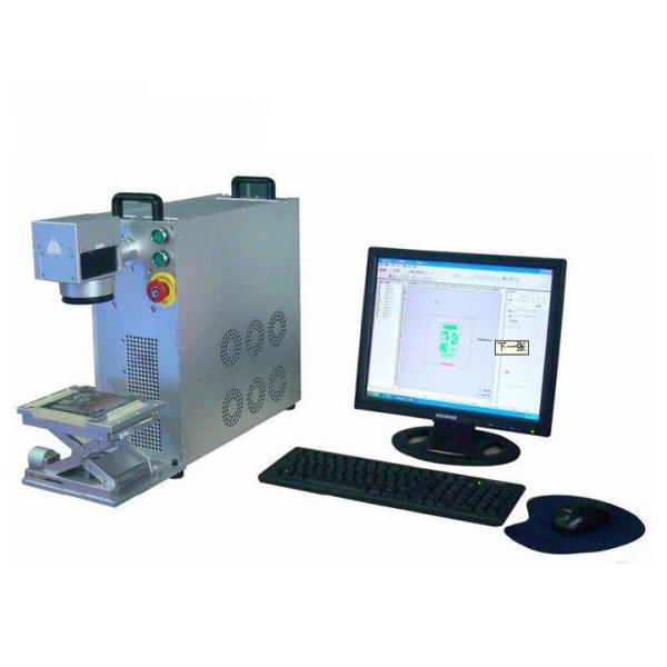 Memory Card Making Machine , 20w Fiber Laser Marking Machine For Metal