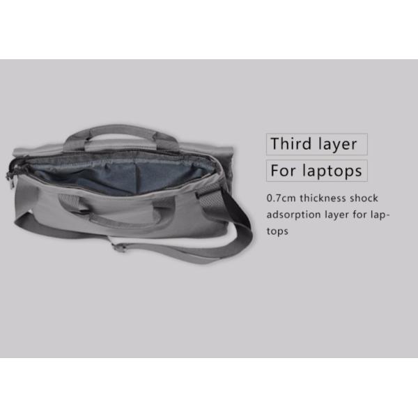 A luva do portátil do computador da lona do algodão ensaca a grande capacidade 150T